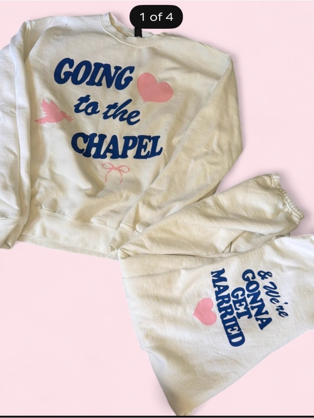 White 'Going to the Chapel' Matching Set